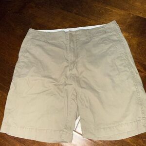 Old Navy Men's Khaki Flat Front Shorts